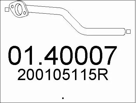 Exhaust Pipe (01.40007)