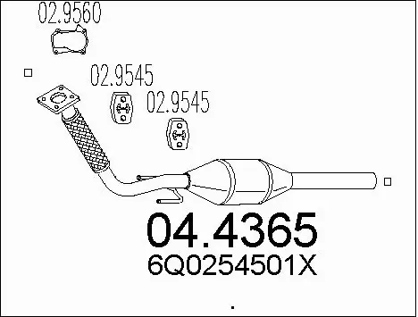 Catalytic Converter (04.4365)