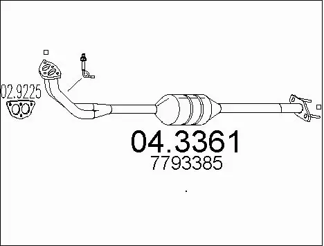 Catalytic Converter (04.3361)