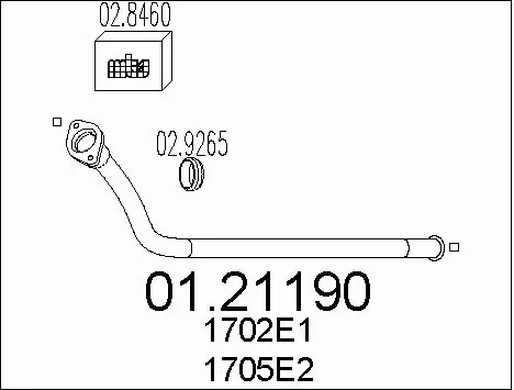 Exhaust Pipe (01.21190)