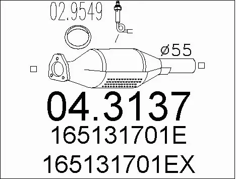 Catalytic Converter (04.3137)