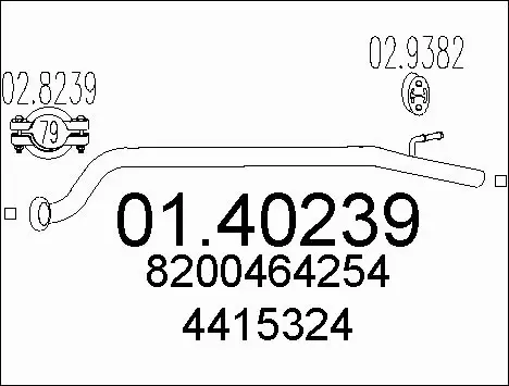Exhaust Pipe (01.40239)