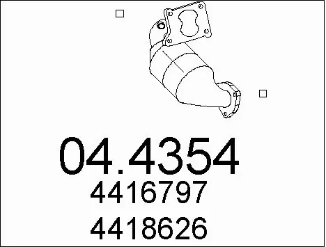 Catalytic Converter (04.4354)