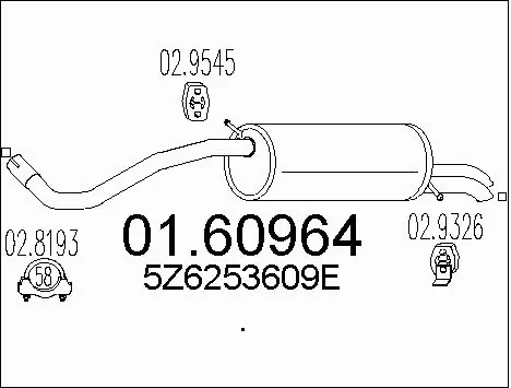 Rear Muffler (01.60964)