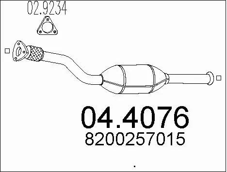 Catalytic Converter (04.4076)