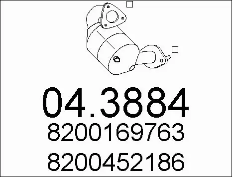 Catalytic Converter (04.3884)