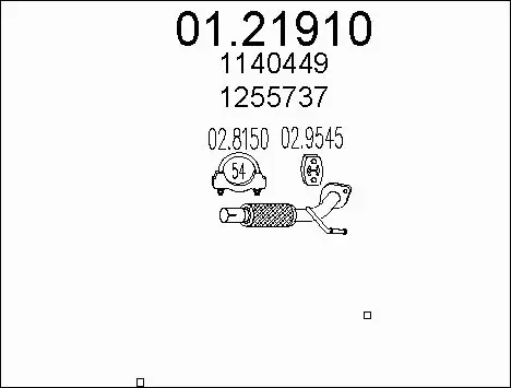 Exhaust Pipe (01.21910)