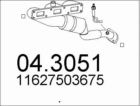Catalytic Converter (04.3051)