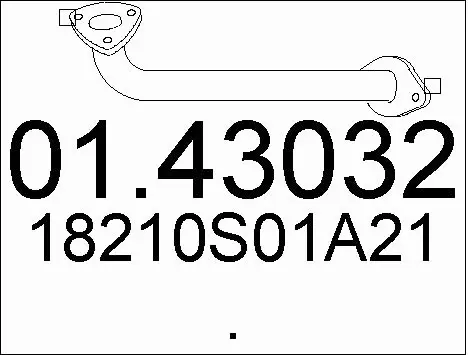 Exhaust Pipe (01.43032)