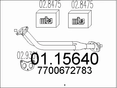 Exhaust Pipe (01.15640)