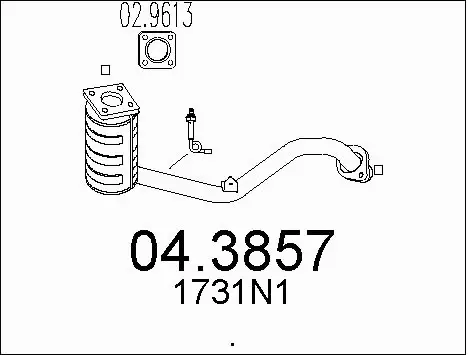 Catalytic Converter (04.3857)