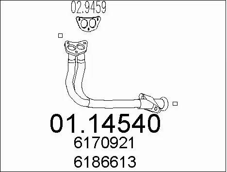 Exhaust Pipe (01.14540)