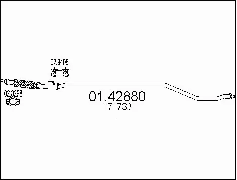 Exhaust Pipe (01.42880)