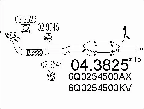 Catalytic Converter (04.3825)