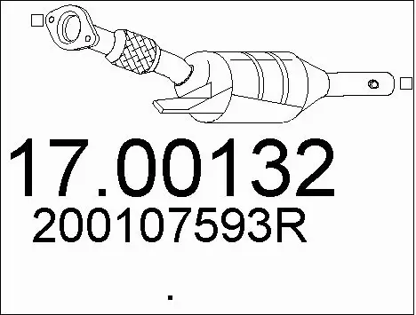 Soot/Particulate Filter, exhaust system (17.00132)