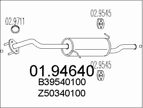 Rear Muffler (01.94640)