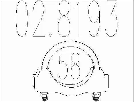Pipe Connector, exhaust system (02.8193)