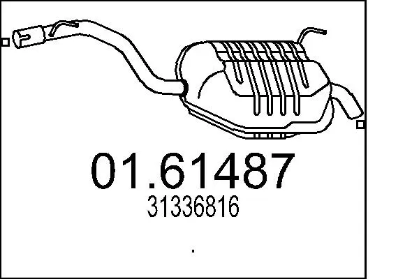 Rear Muffler (01.61487)