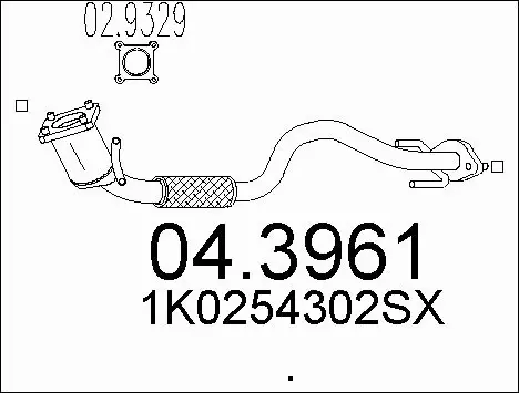 Catalytic Converter (04.3961)