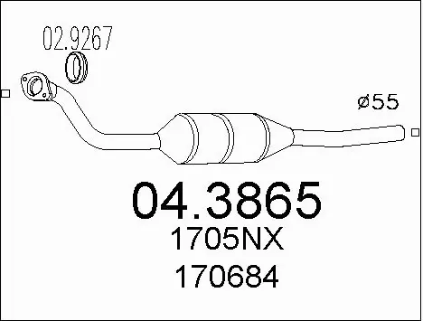 Catalytic Converter (04.3865)