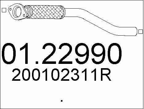 Exhaust Pipe (01.22990)