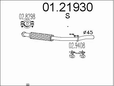 Exhaust Pipe (01.21930)