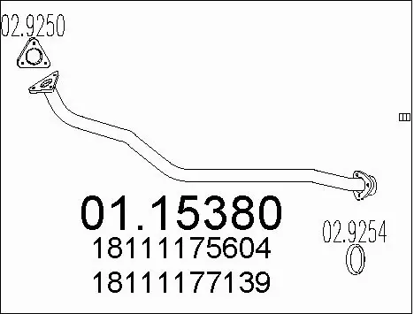 Exhaust Pipe (01.15380)