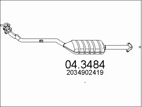 Catalytic Converter (04.3484)