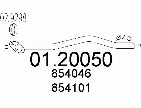 Exhaust Pipe (01.20050)