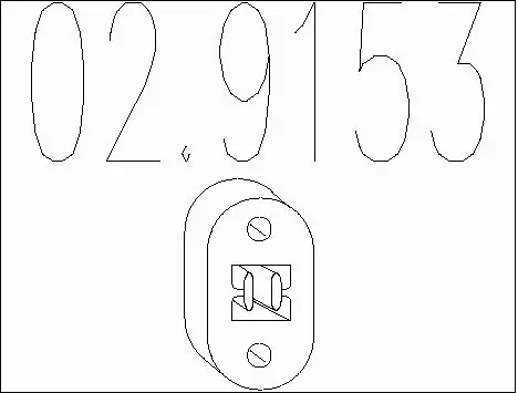 Gasket, exhaust pipe (02.9153)