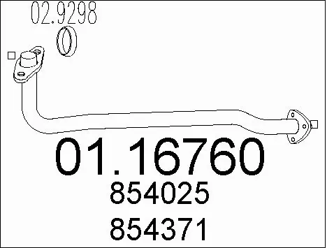 Exhaust Pipe (01.16760)