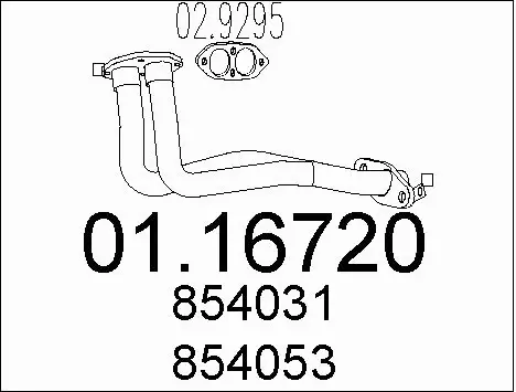 Exhaust Pipe (01.16720)