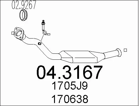 Catalytic Converter (04.3167)