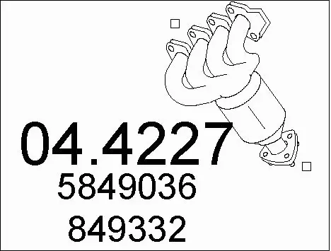 Catalytic Converter (04.4227)