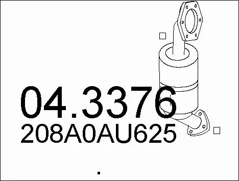 Catalytic Converter (04.3376)