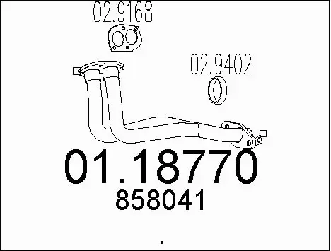 Exhaust Pipe (01.18770)