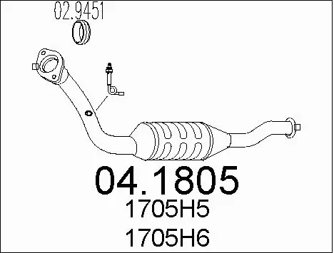 Catalytic Converter (04.1805)