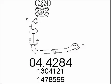Catalytic Converter (04.4284)