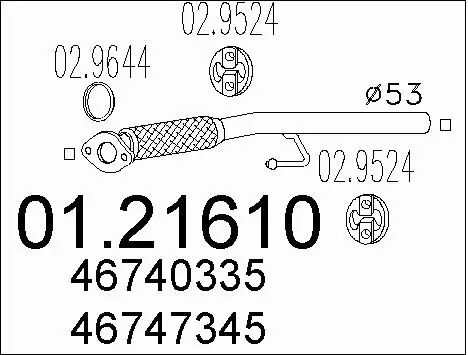 Exhaust Pipe (01.21610)