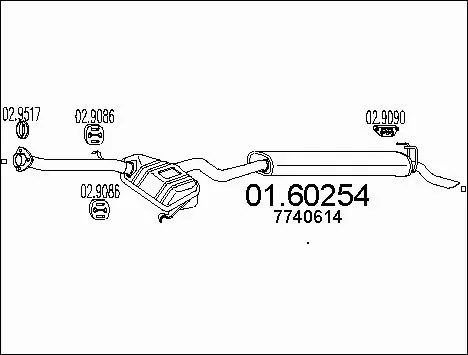 Rear Muffler (01.60254)