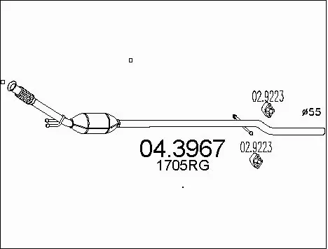 Catalytic Converter (04.3967)
