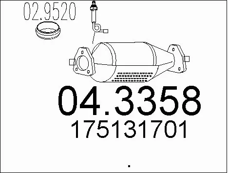 Catalytic Converter (04.3358)