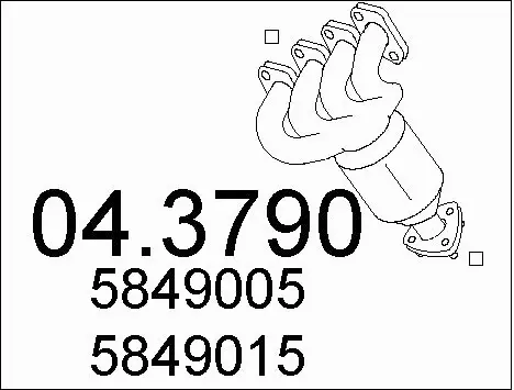 Catalytic Converter (04.3790)