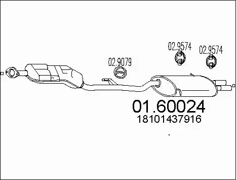 Rear Muffler (01.60024)