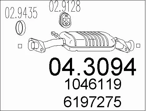 Catalytic Converter (04.3094)