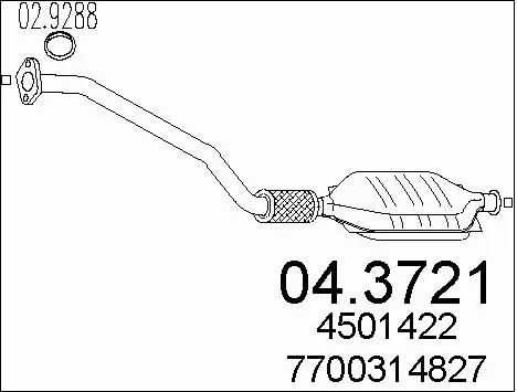Catalytic Converter (04.3721)