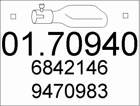 Exhaust Pipe (01.70940)