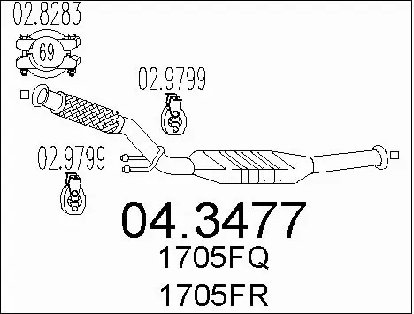 Catalytic Converter (04.3477)