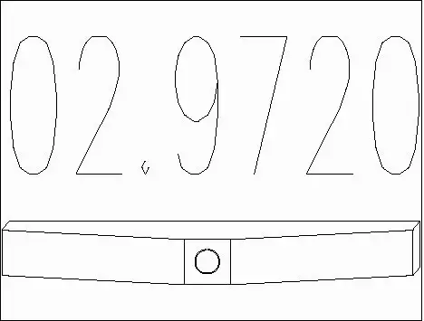 Rubber Buffer, muffler (02.9720)
