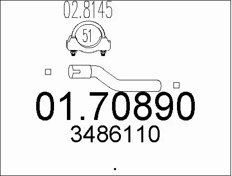 Exhaust Pipe (01.70890)